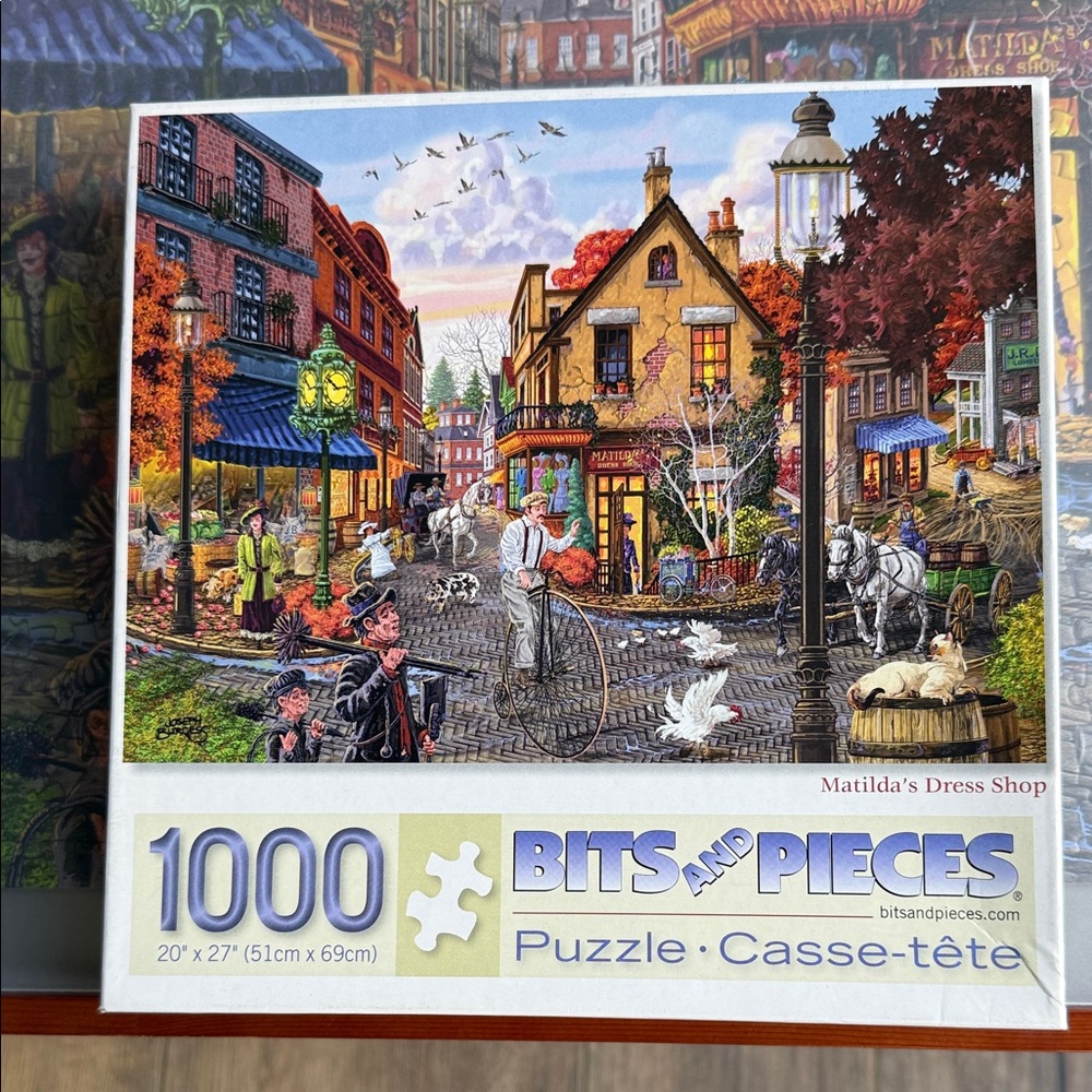 Bits and Pieces Autumn Village 1000-Piece Puzzle